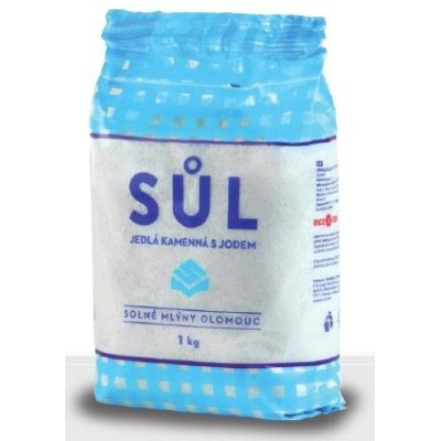 Coarse salt with iodine